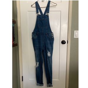 Denim overalls